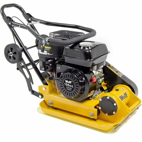 Wolf 11000N Petrol Powered Compactor with Wheels & Paving Pad Wolf 11000N Petrol Powered Compactor With Wheels & Paving Pad -WOLF Shop 10725431 2