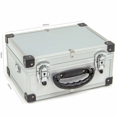 Wolf 320mm Silver Aluminium Storage Case Wolf 320mm Silver Aluminium Storage Case -WOLF Shop 14677097 4