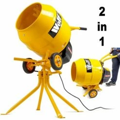 Wolf 550W 135 Litre Concrete Mixer & Stand