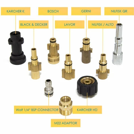 Wolf Snow Foam Applicator with Attachments Wolf Snow Foam Applicator With Attachments -WOLF Shop 34111666 2