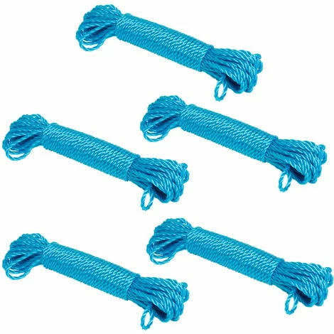 Wolf 1/4" x 50ft Corded Polypropylene Rope - Pack of 8 Wolf 1/4" X 50ft Corded Polypropylene Rope - Pack Of 8 -WOLF Shop 59157230 1