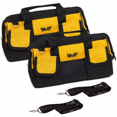 Wolf Professional Heavy Duty 400mm Tool Bag - Pack of 2 Wolf Professional Heavy Duty 400mm Tool Bag - Pack Of 2 -WOLF Shop 63565292 1