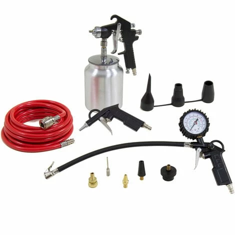 Wolf 12pc Professional Air Spray / Inflator Kit Wolf 12pc Professional Air Spray / Inflator Kit -WOLF Shop 63567701 1