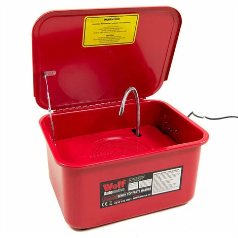 Wolf 3.5 Gallon Bench Top Parts Washer Cleaning & Degreasing Tank Wolf 3.5 Gallon Bench Top Parts Washer Cleaning & Degreasing Tank -WOLF Shop 7022212 1