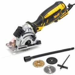 Wolf 89mm Plunge Saw 705w With Sure Grip