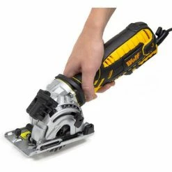 Wolf 89mm Plunge Saw 705w With Sure Grip -WOLF Shop 9284005 3
